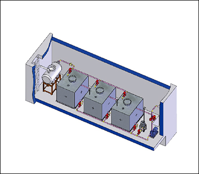 Disposal system of radioactive liquid waste
